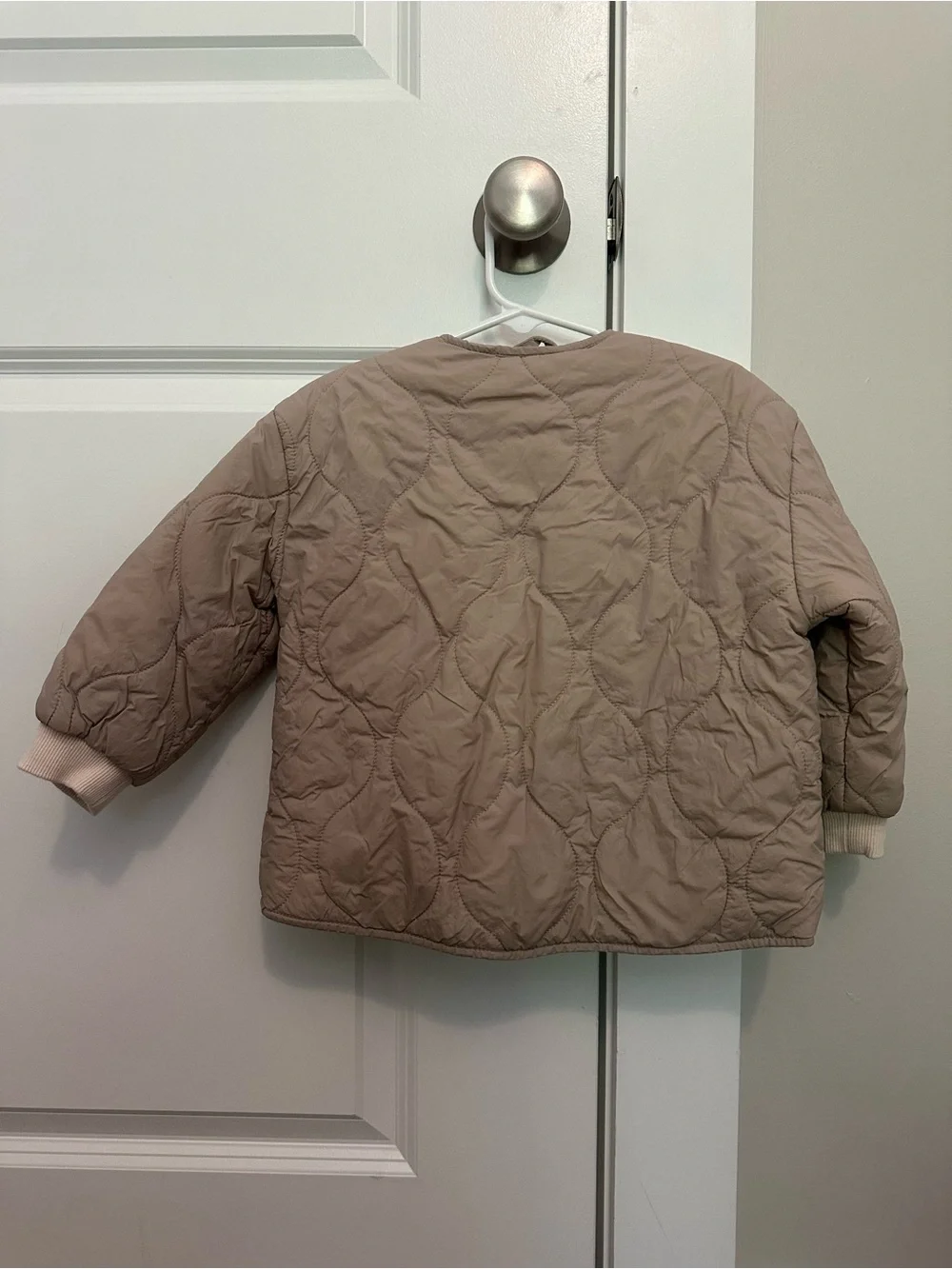 Zara Kids Quilted Thin Puffer Button Up Jacket